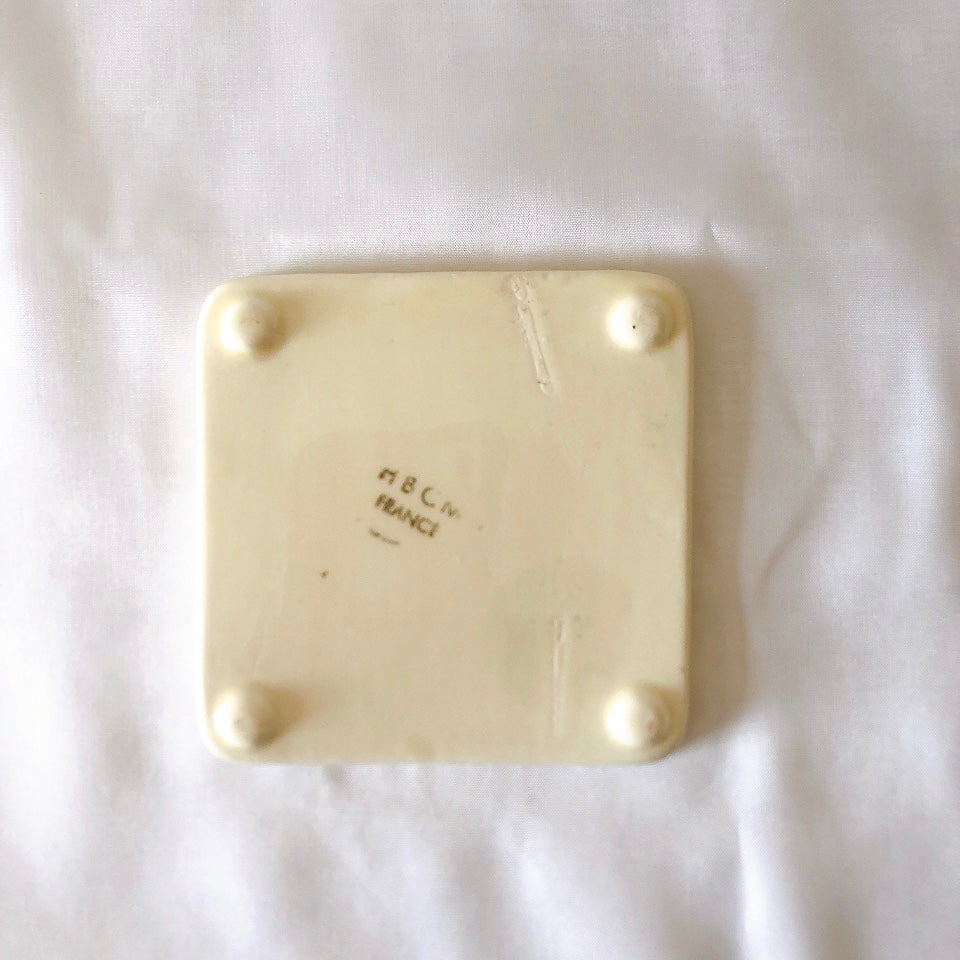 ショワジールロワ HB & Cie Choisy le Roi『ローズ』ディネット鍋敷き トリベット フランスアンティーク食器 ブロカントアンティーク 蚤の市