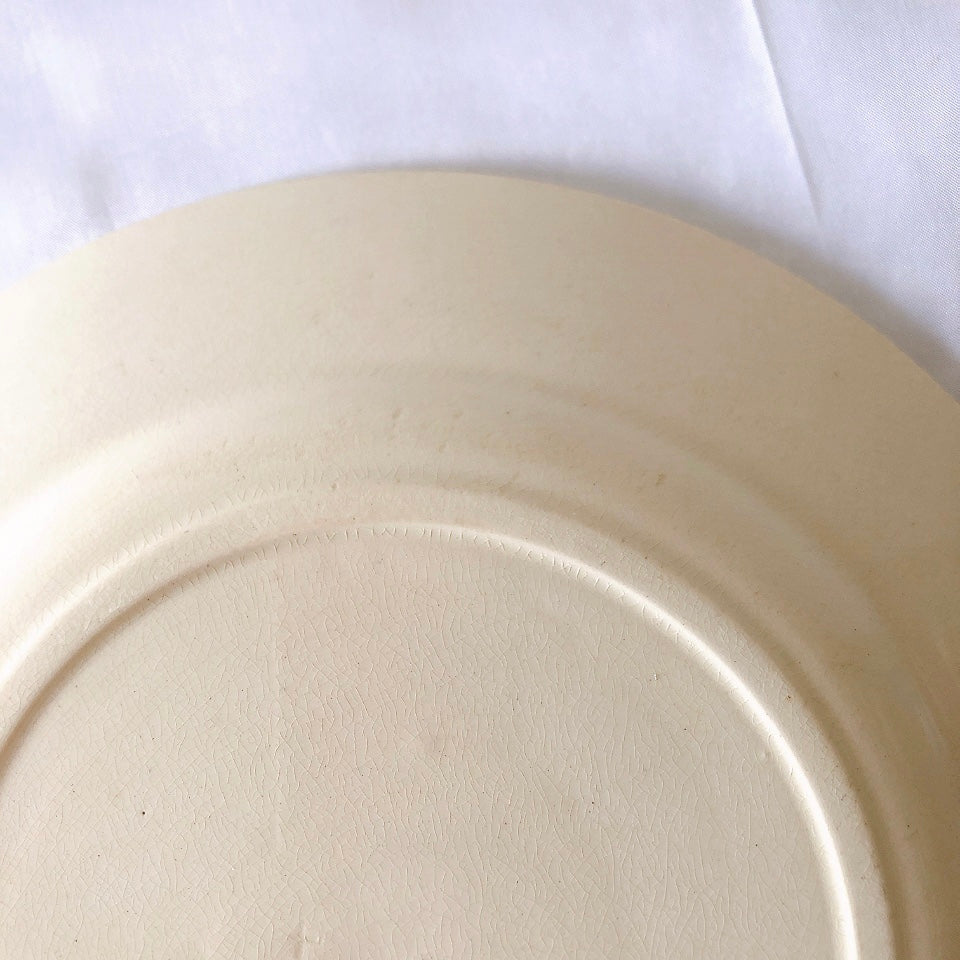 フランスアンティーク GRAND DEPOT E.Bourgeois グランデポ エミールブルジョワ ディナープレート 平皿 C フランスアンティーク食器 ブロカント 蚤の市