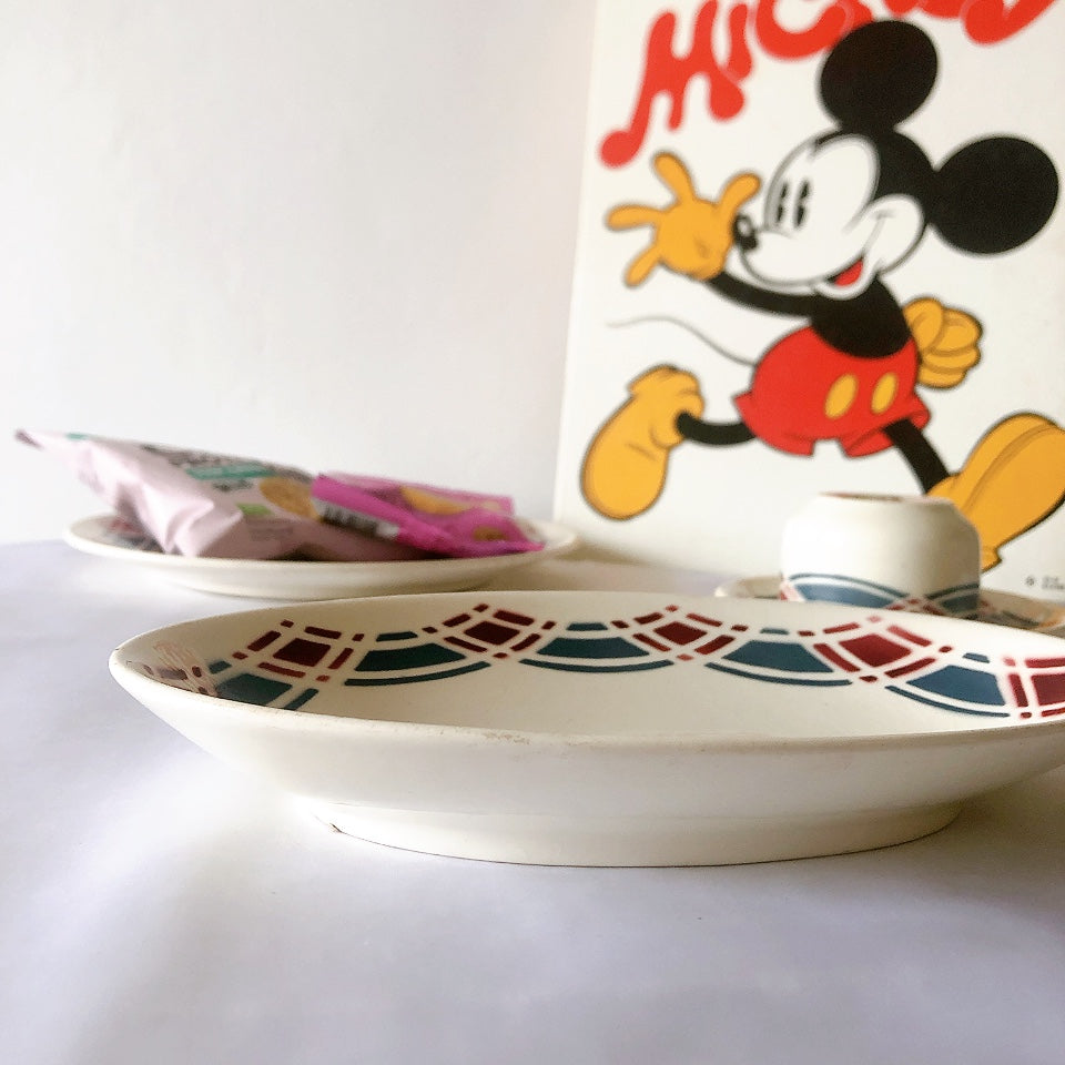 バドンヴィレー Badonviller St Hélier ラヴィエ 前菜皿 ブロカントフランスアンティーク食器 ヴィンテージ食器 ブロカント 蚤の市