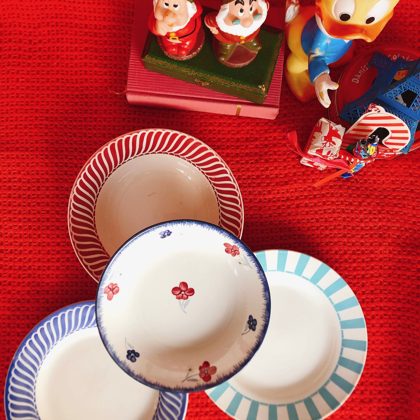 ディゴワンサルグミンヌ 『マリールー』 キャロットプレート・深皿 B フランスアンティーク・ヴィンテージ食器 ブロカント 蚤の市