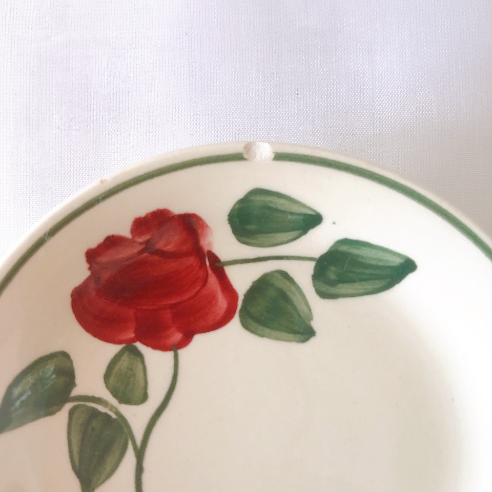 ショワジールロワ HB & Cie Choisy le Roi『ローズ』ディネットカップアンドソーサーセット フランスアンティーク食器 ブロカントアンティーク 蚤の市