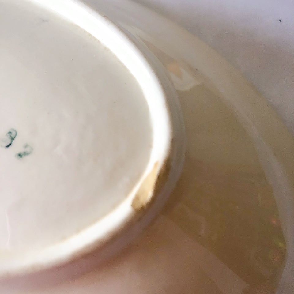 バドンヴィレー Badonviller St Hélier ラヴィエ 前菜皿 ブロカントフランスアンティーク食器 ヴィンテージ食器 ブロカント 蚤の市