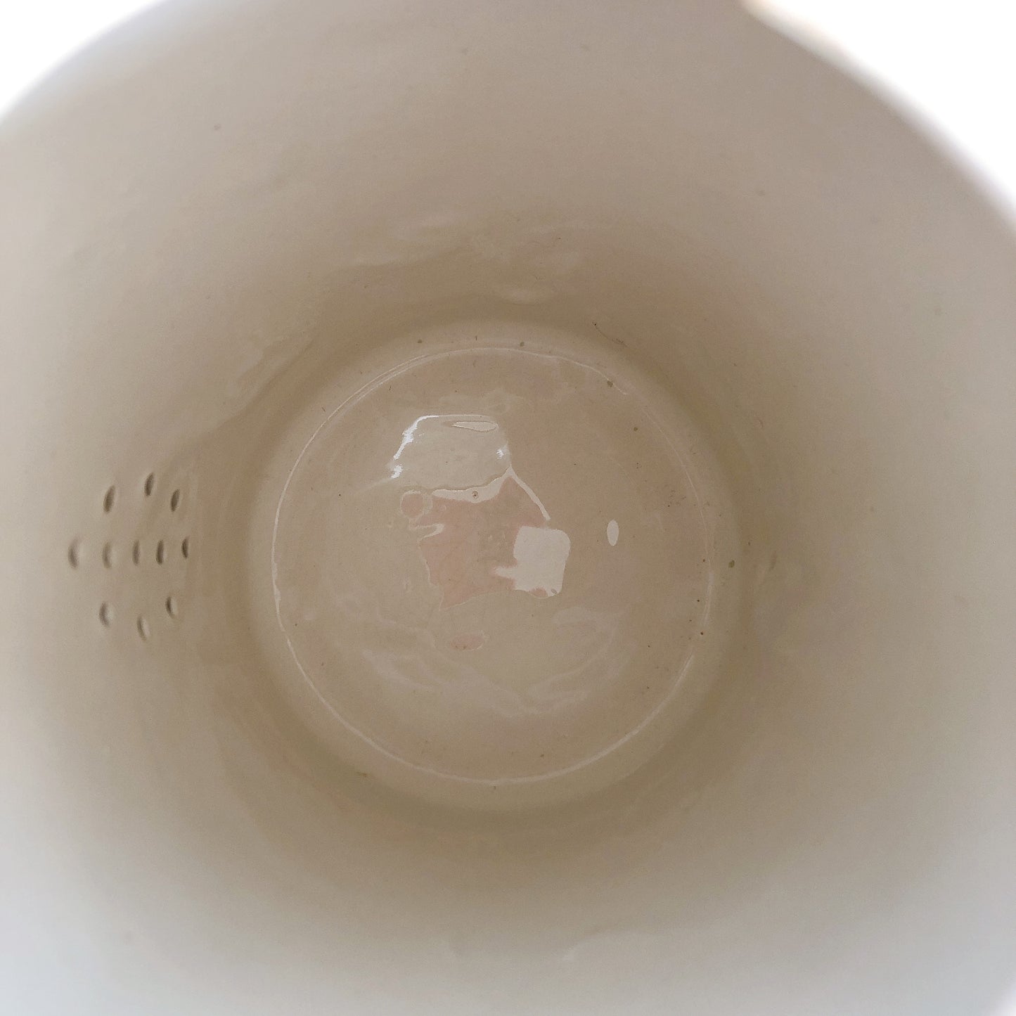 クレイユモントロー HBCM Béarn バスク柄 コーヒー/ティポット B「レッド・ブルー」フランスアンティーク食器 ブロカント 蚤の市 アンティーク食器 バスク柄アンティーク