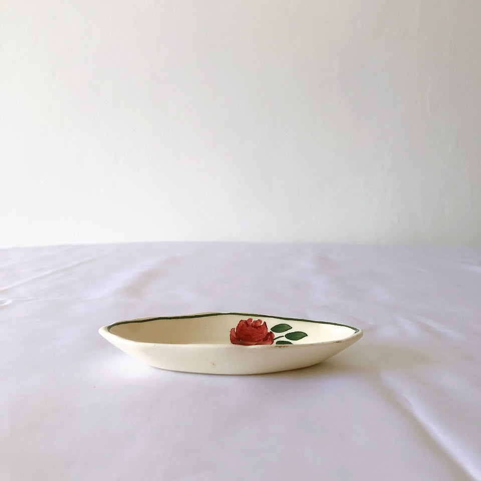 ショワジールロワ HB & Cie Choisy le Roi『ローズ』ディネット ラヴィエ 2個セット ランスアンティーク食器 ブロカントアンティーク 蚤の市