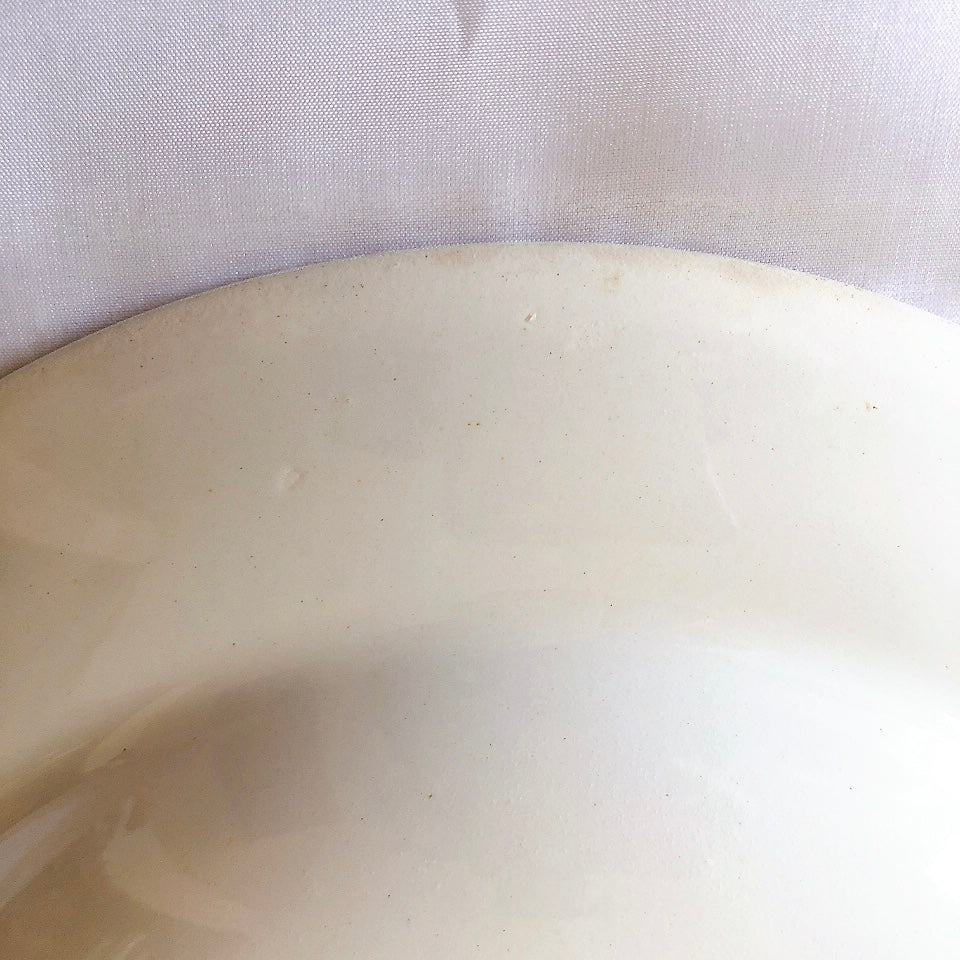 ディゴワンサルグミンヌ Digoin&sarregumines ”ODETTE” 深皿 D 赤 フランスアンティーク食器 ブロカント 蚤の市