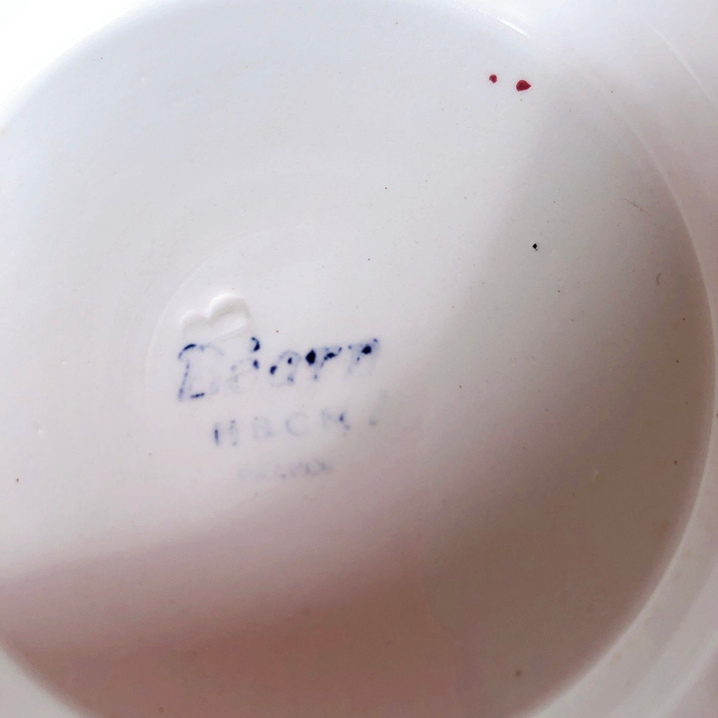 ご予約 HBCM Béarn ベアン クレイユモントロー バスク柄 コンポート皿 コンポティエ ケーキスタンド「レッドx他8点 ブルー」a フランスアンティーク食器 ブロカント 蚤の市 バスク柄アンティーク