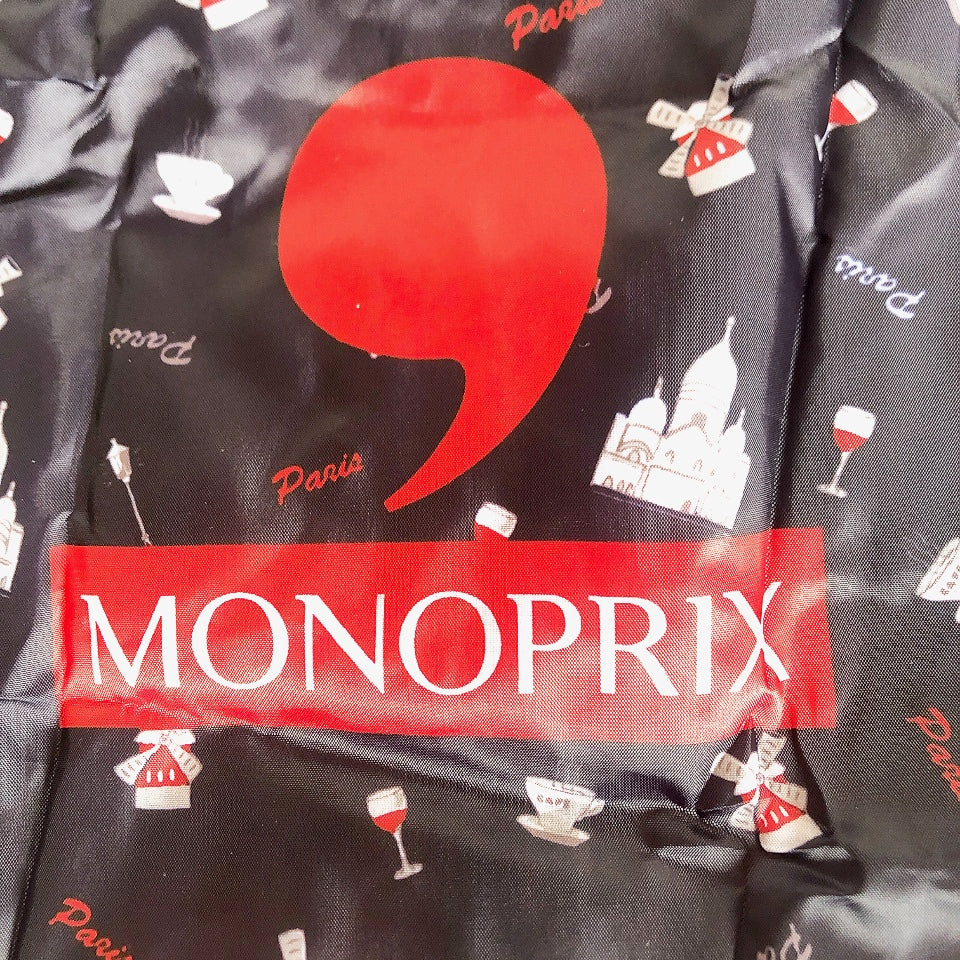 フランス モノプリ(MONOPRIX)エコバック エッフェル塔 フランス土産 フランスエコバック エッフェル塔柄エコバック