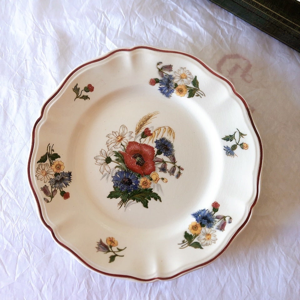 美品 フランス アンティーク サルグミンヌ / AGRESTE スクエアプレート