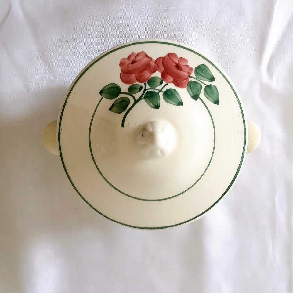 ショワジールロワ HB & Cie Choisy le Roi『ローズ』ディネットスーピエール スープチュリーン ランスアンティーク食器 ブロカントアンティーク 蚤の市