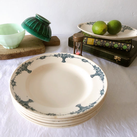 フランスアンティーク ロンシャン LONGCHAMP "Versailles Ennege"ヴェルサイユ エネジェ クルーズプレート フランスアンティーク食器 ブロカントアンティーク