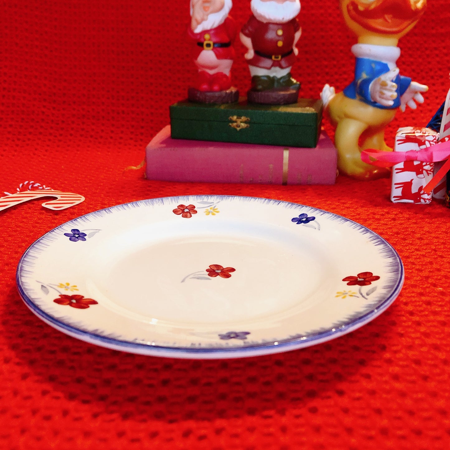 ディゴワンサルグミンヌ 『マリールー』 ディナープレート・平皿 B フランスアンティーク・ヴィンテージ食器 ブロカント 蚤の市