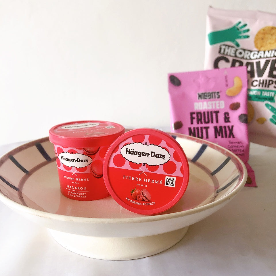 HBCM Béarn クレイユモントロー バスク柄 コンポート皿 コンポティエ ケーキスタンド「レッドxブルー」フランスアンティーク食器 ブロカント 蚤の市