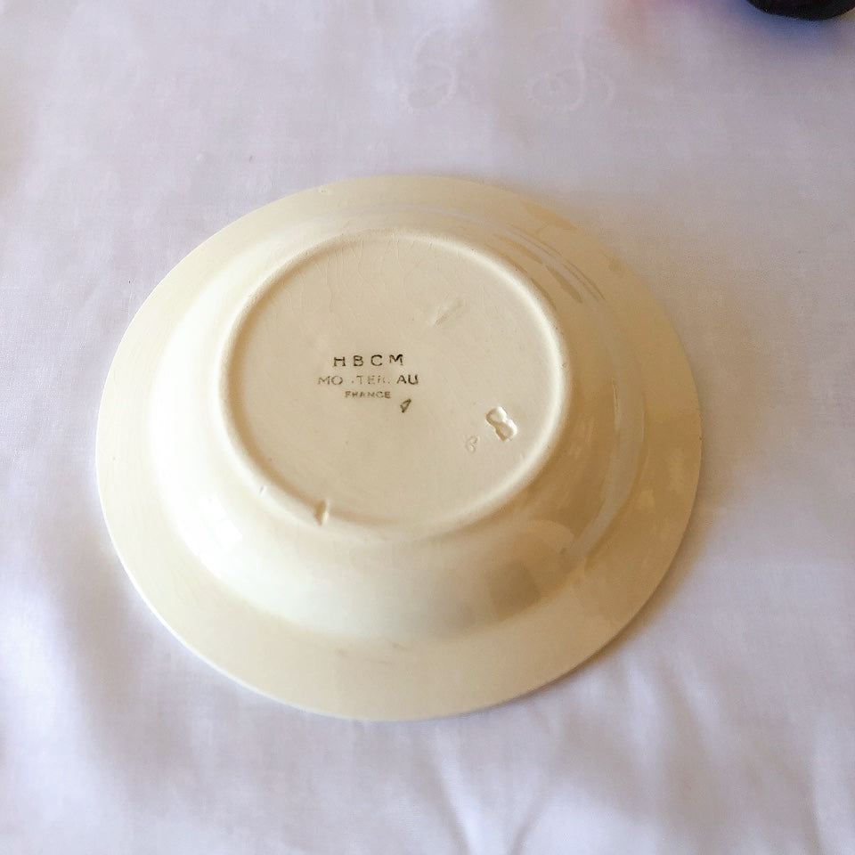 ショワジールロワ HB & Cie Choisy le Roi『ローズ』ディネット サラディエ 大皿 ランスアンティーク食器 ブロカントアンティーク 蚤の市