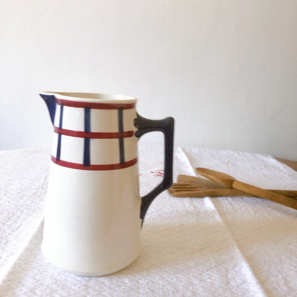 HBCM ベアン クレイユモントロー ラヴィエ バスク柄　フランスアンティーク HBCM 