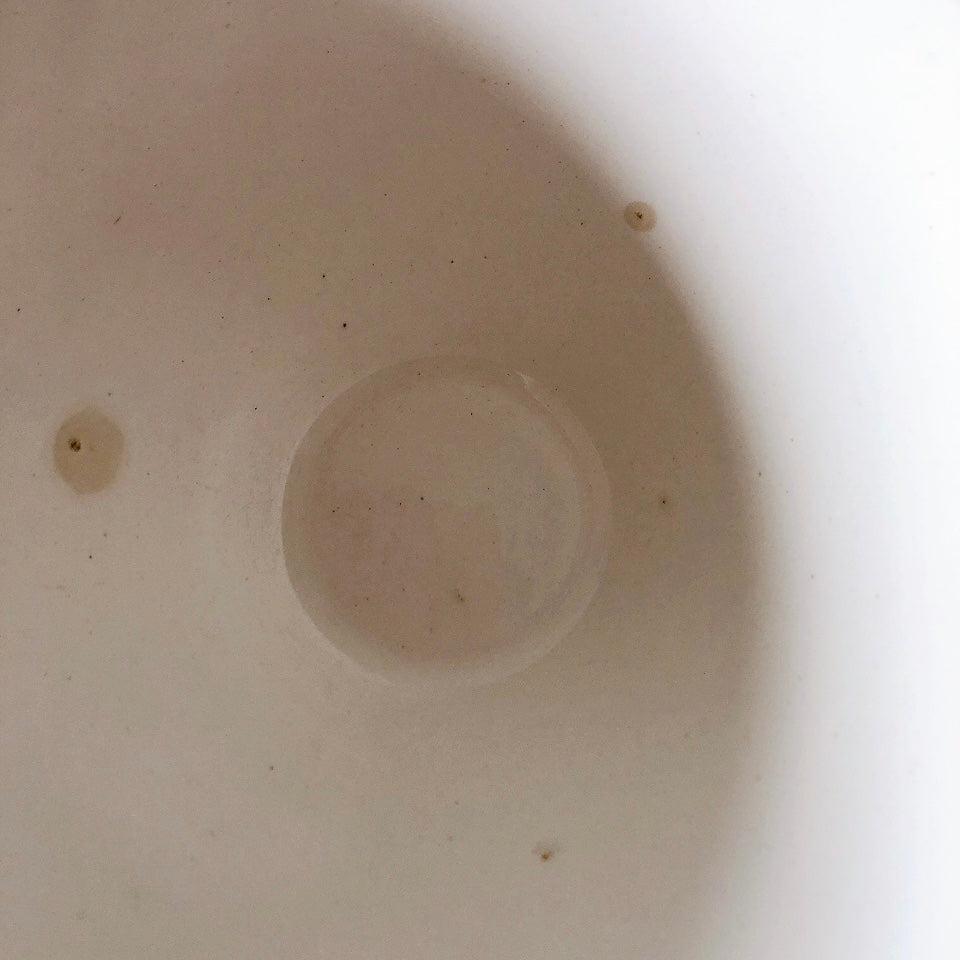 ディゴワンサルグミンヌ バスク柄 カフェオレボール「レッドxブルー」 B フランスアンティーク食器 ブロカント 蚤の市