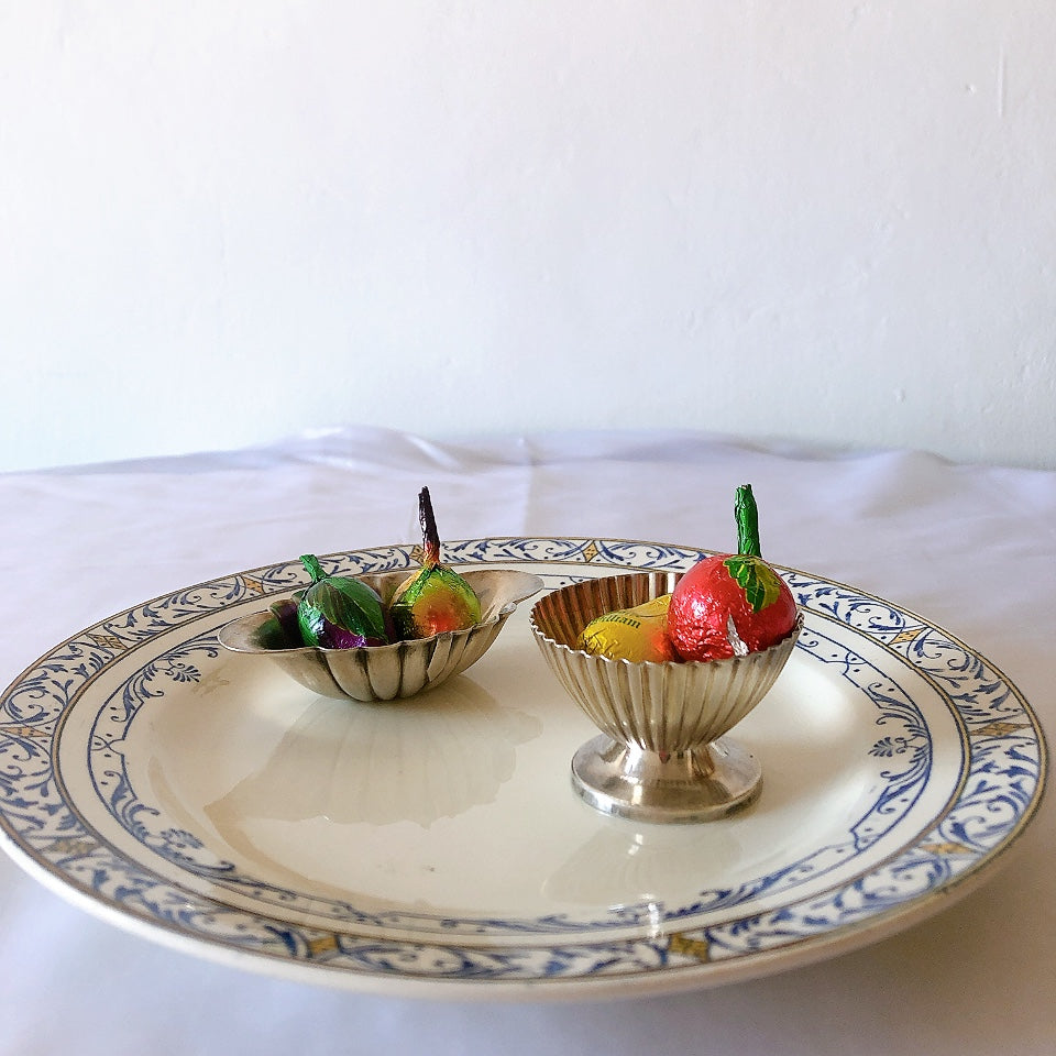 クレイユモントロー ディナープレート『COLBERT』コルベール フランスアンティークプレート フランスアンティーク食器 ブロカントアンティーク 蚤の市