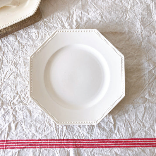 サルグミンヌ オクトゴナルディナープレート B フランスアンティーク食器 アンティーク食器 フランスブロカント・蚤の市