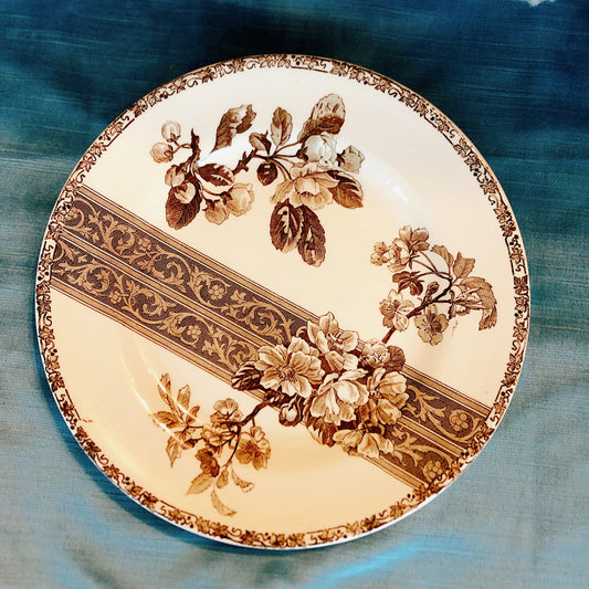 フランスアンティーク E.Bourgeois エミールブルジョワ ディナープレート 平皿 B フランスアンティーク食器 ブロカント 蚤の市