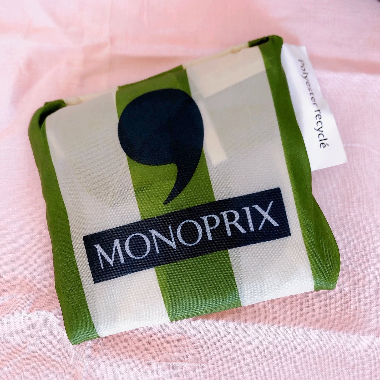 フランス モノプリ(MONOPRIX)エコバック エッフェル塔 フランス土産 フランスエコバック エッフェル塔柄エコバック