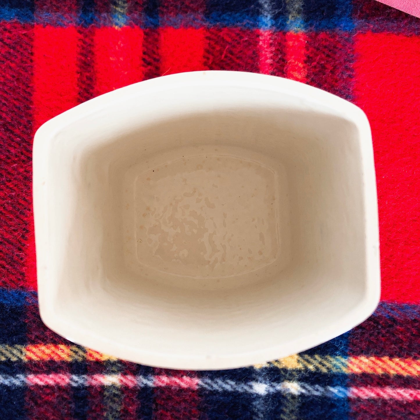 ご予約 クレイユエモントロー HBCM Béarn バスク柄 陶器キャニスター 「ルージュ・ブルー」B 4点セット フランスアンティーク バスク柄アンティーク ブロカント 蚤の市