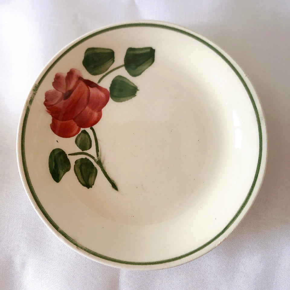 ショワジールロワ HB & Cie Choisy le Roi『ローズ』ディネットカップアンドソーサーセット フランスアンティーク食器 ブロカントアンティーク 蚤の市