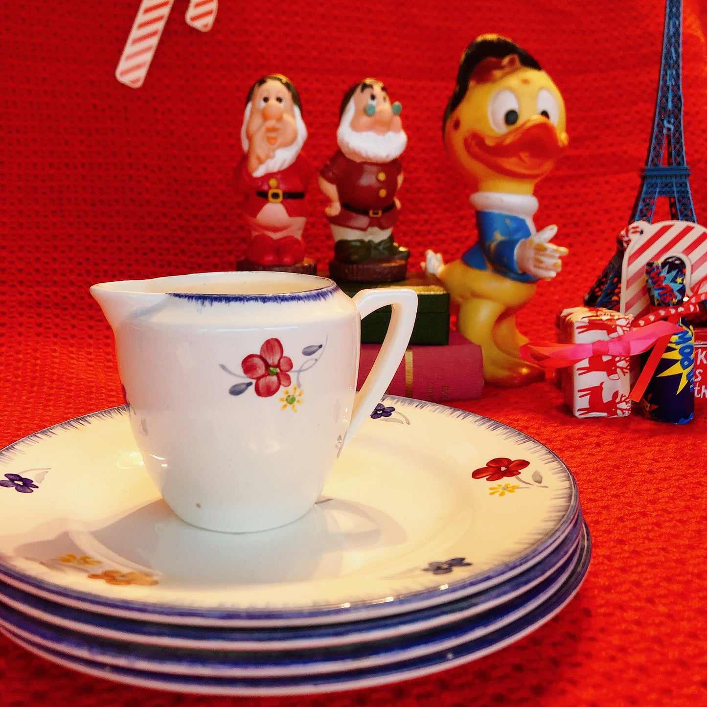 ディゴワンサルグミンヌ 『マリールー』 ディナープレート・平皿 C フランスアンティーク・ヴィンテージ食器 ブロカント 蚤の市