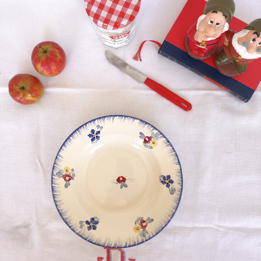 ご予約ディゴワンサルグミンヌ 『マリールー』 スーププレート・深皿 B フランスアンティーク・ヴィンテージ食器 ブロカント 蚤の市