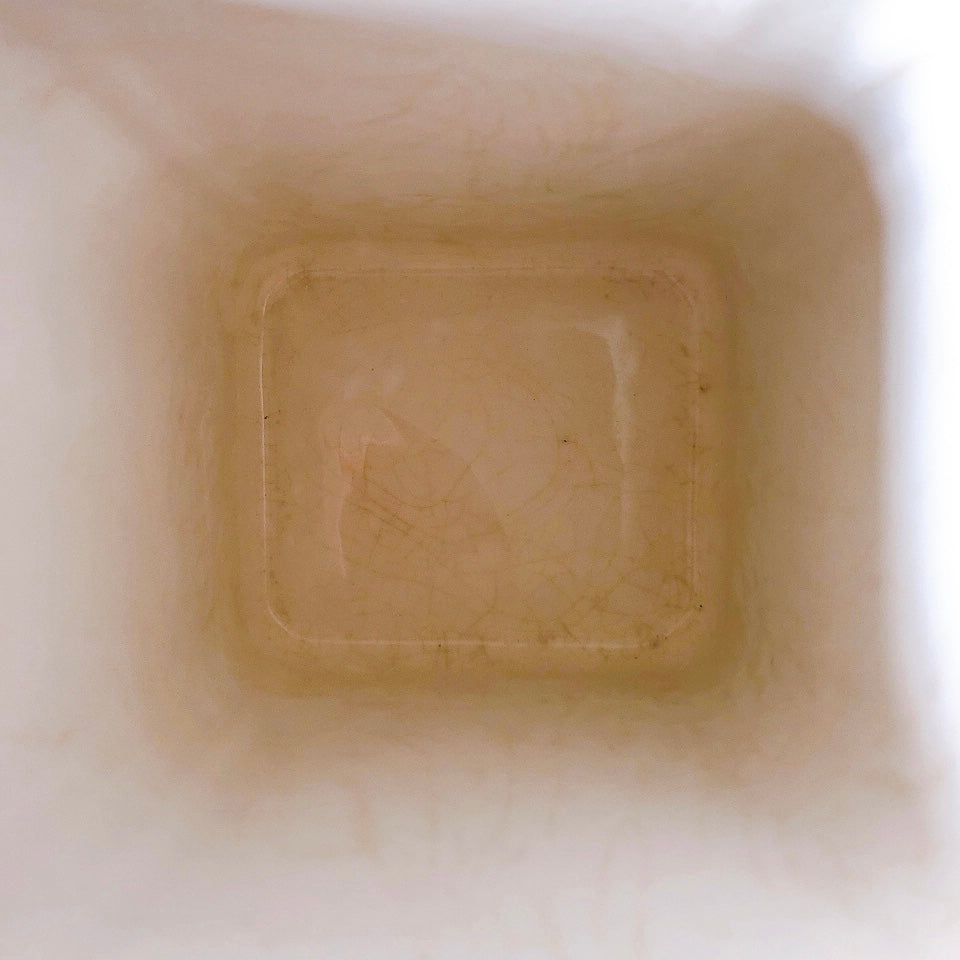 クレイユエモントロー HBCM Béarn バスク柄 陶器キャニスター 「ルージュ・マリン」PATES フランスアンティーク食器 ブロカントアンティーク 蚤の市