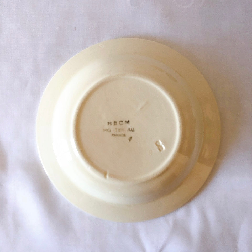 ショワジールロワ HB & Cie Choisy le Roi『ローズ』ディネット サラディエ 大皿 ランスアンティーク食器 ブロカントアンティーク 蚤の市