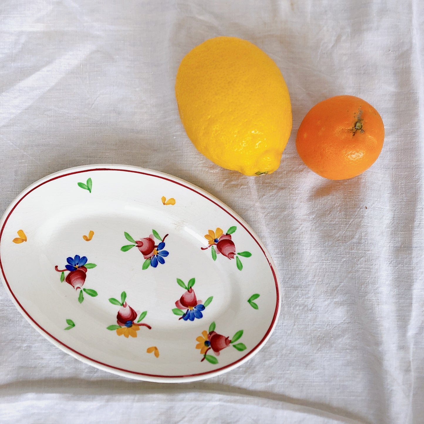 ジアン GIEN ラヴィエ 『VAL DE LOIRE』 フランスアンティーク食器 ビンテージ食器 ブロカント 蚤の市