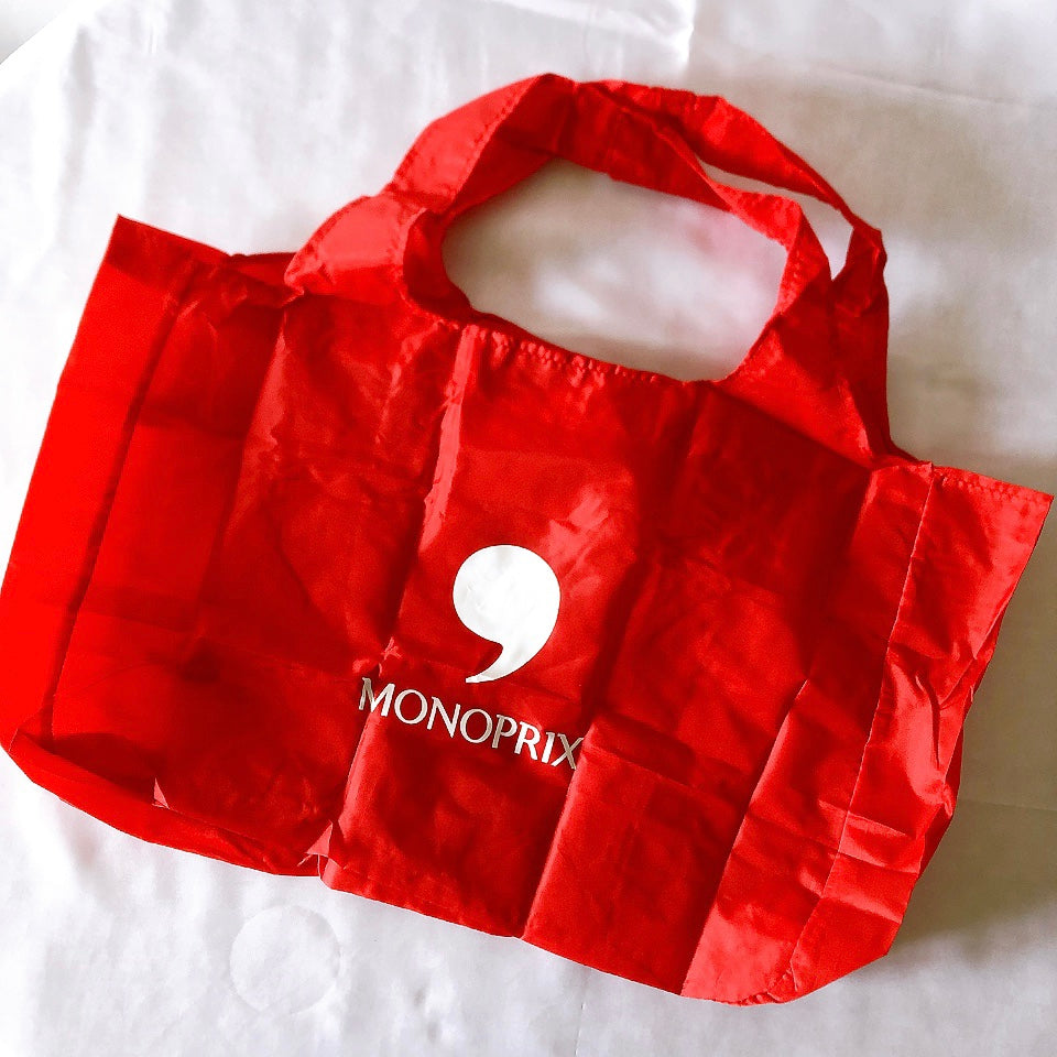 フランス モノプリ(MONOPRIX)エコバック エッフェル塔 フランス土産 フランスエコバック エッフェル塔柄エコバック