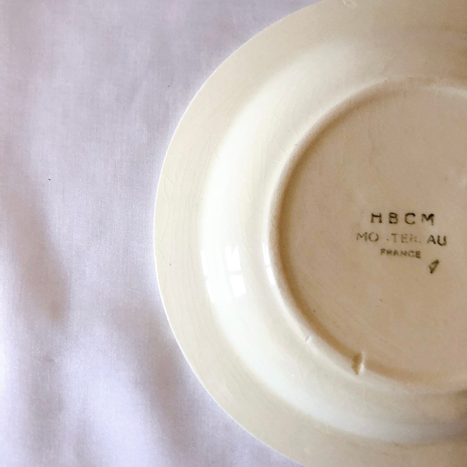 ショワジールロワ HB & Cie Choisy le Roi『ローズ』ディネット サラディエ 大皿 ランスアンティーク食器 ブロカントアンティーク 蚤の市