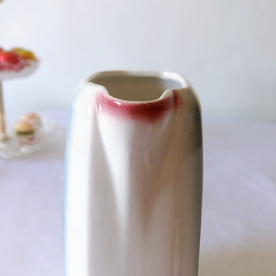 ディゴワンサルグミンヌ Digoin&sarreguemines LES BULLES アールデコ柄ポット ミルクポット B フランスアンティーク食器 蚤の市 ブロカントアンティーク