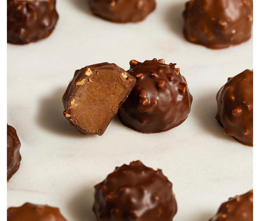 ル・ショコラ・デ・フランセ Le chocolat des français ミルクとダークチョコレートのプラリネロック15個 フランスチョコレート フランス土産 プレゼント バレンタイン