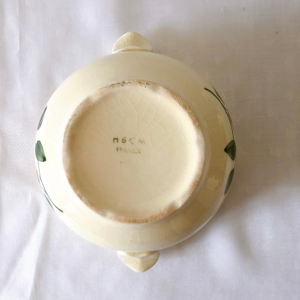ショワジールロワ HB & Cie Choisy le Roi『ローズ』ディネットスーピエール スープチュリーン ランスアンティーク食器 ブロカントアンティーク 蚤の市