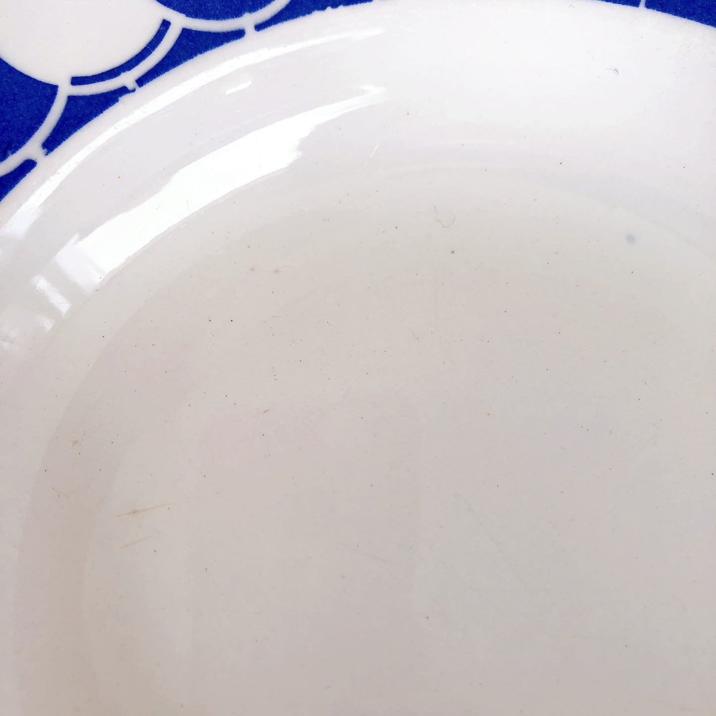 ディゴワンサルグミンヌ Digoin&sarregumines DOROTHY スーププレート 深皿 B ブルー フランスアンティーク食器 ビンテージ食器 ブロカント 蚤の市