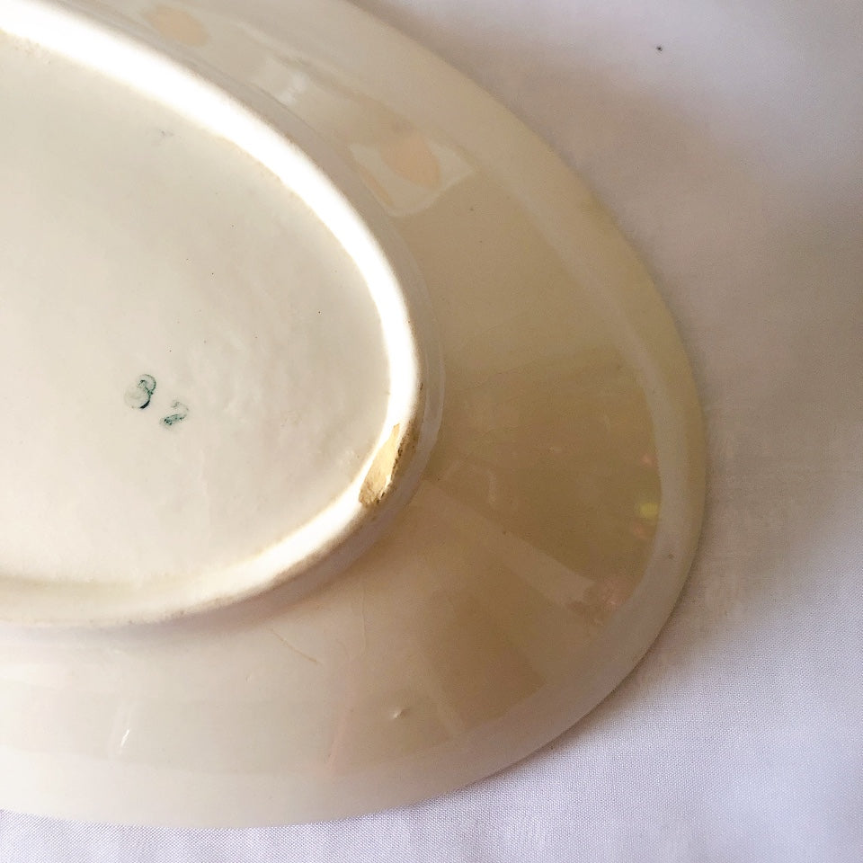バドンヴィレー Badonviller St Hélier ラヴィエ 前菜皿 ブロカントフランスアンティーク食器 ヴィンテージ食器 ブロカント 蚤の市