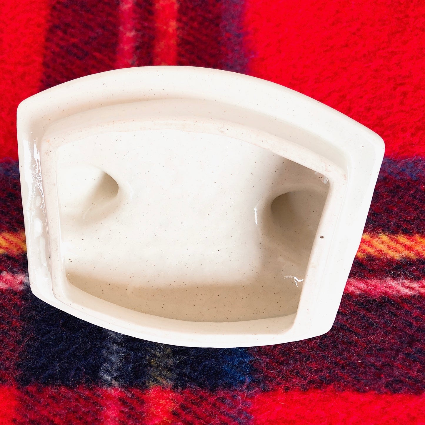 ご予約 クレイユエモントロー HBCM Béarn バスク柄 陶器キャニスター 「ルージュ・ブルー」B 4点セット フランスアンティーク バスク柄アンティーク ブロカント 蚤の市