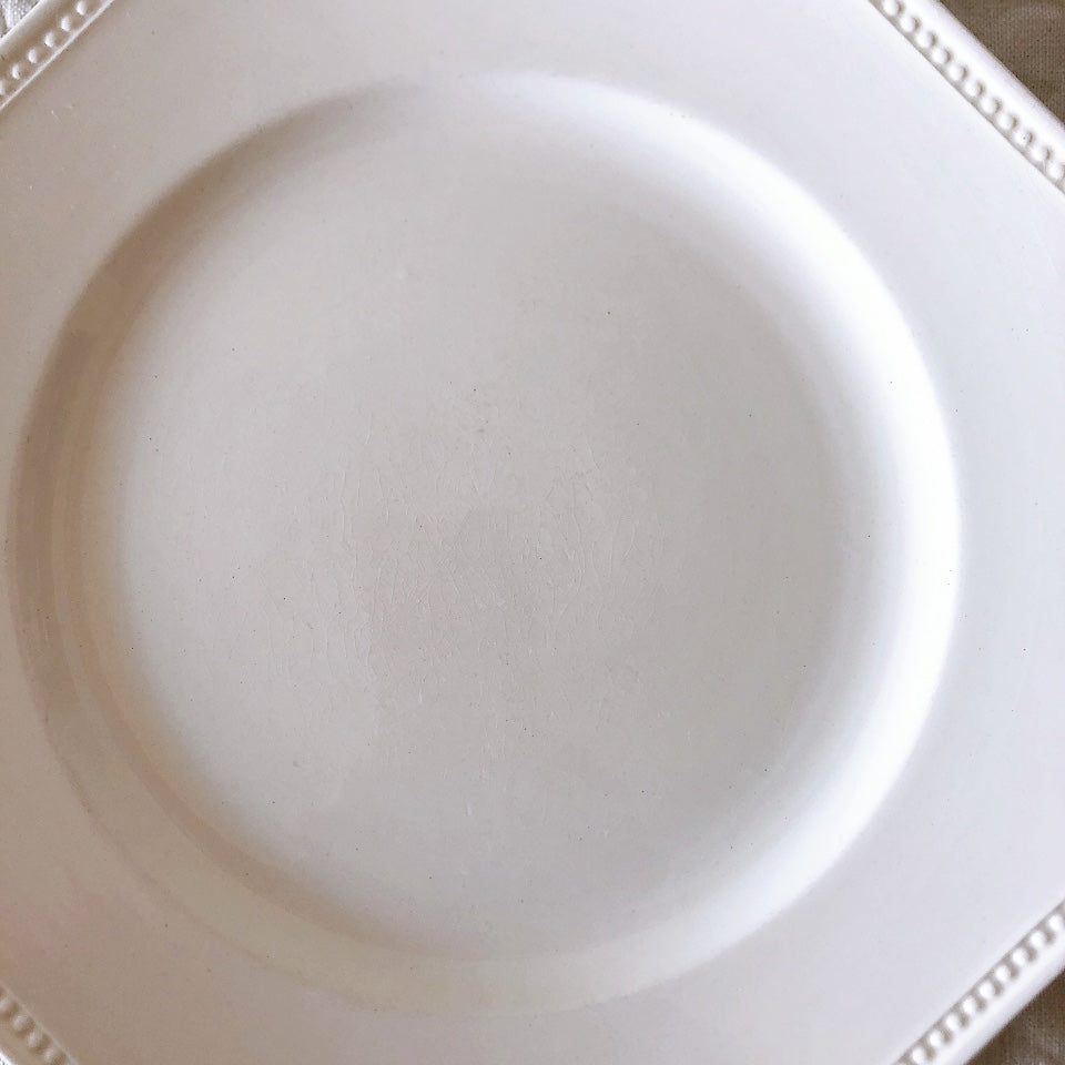 サルグミンヌ オクトゴナルディナープレート A フランスアンティーク食器 アンティーク食器 フランスブロカント・蚤の市