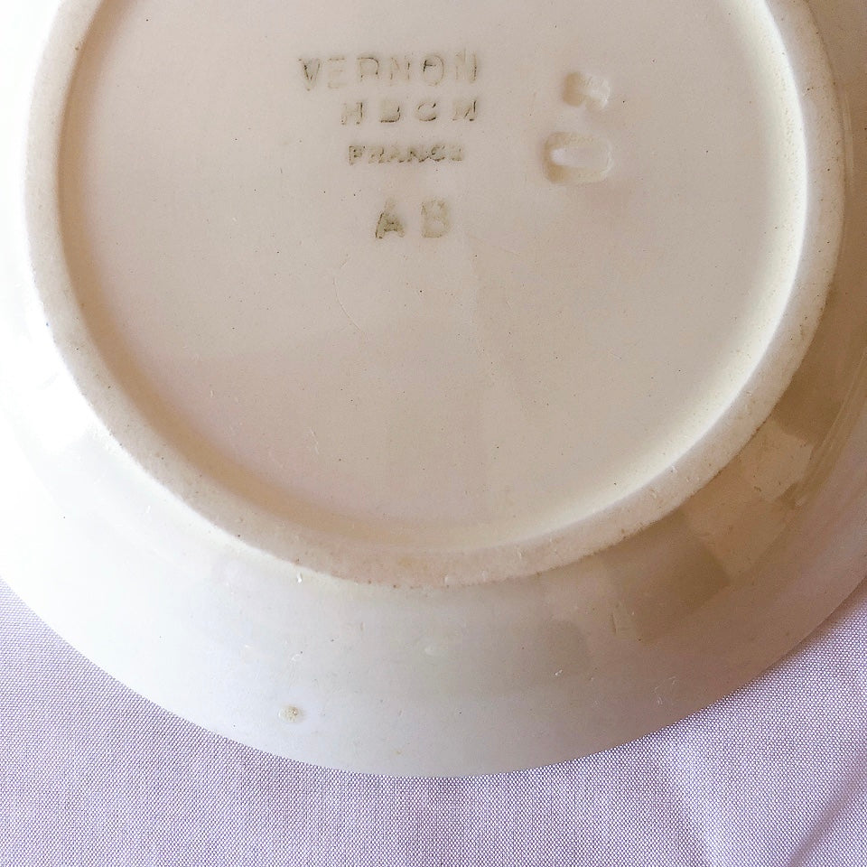ショワジールロワ HB & Cie Choisy le Roi『ローズ』ディネット 大皿 ランスアンティーク食器 ブロカントアンティーク 蚤の市