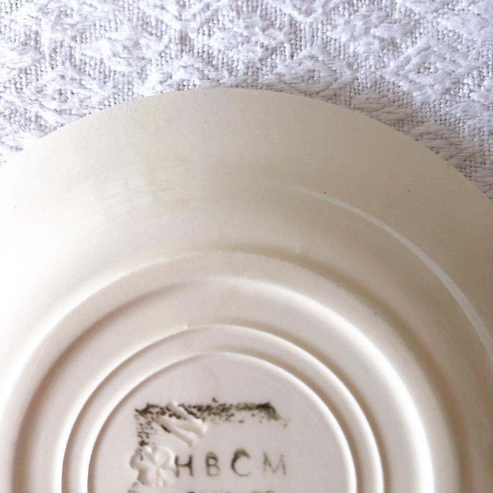 ショワジールロワ HB & Cie Choisy le Roi『ローズ』ディネット ディナープレート 平皿 A フランスアンティーク食器 ブロカントアンティーク 蚤の市
