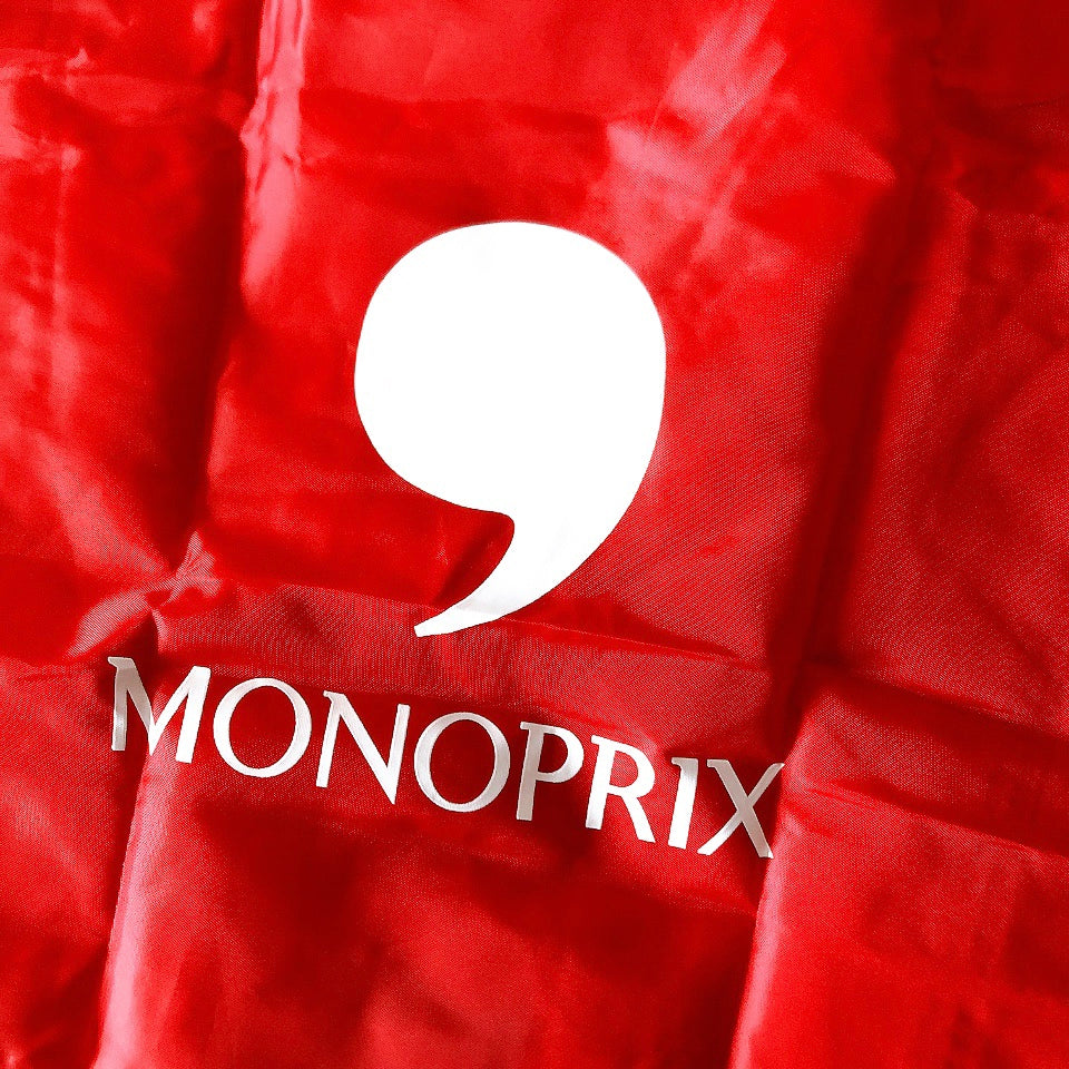 フランス モノプリ(MONOPRIX)エコバック エッフェル塔 フランス土産 フランスエコバック エッフェル塔柄エコバック