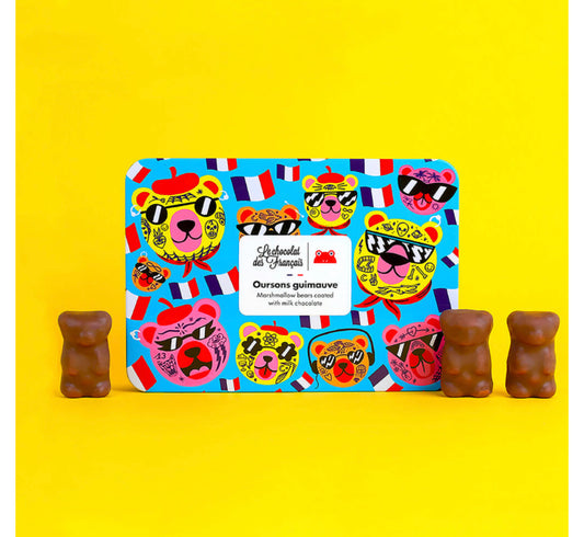 ル・ショコラ・デ・フランセ Le chocolat des français マシュマロくま 12個入り フランスチョコレート フランス土産 プレゼント バレンタイン