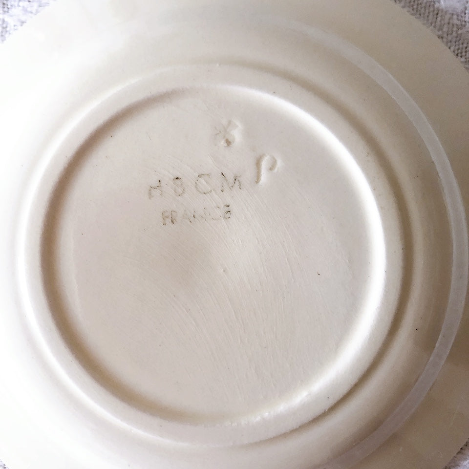 ショワジールロワ HB & Cie Choisy le Roi『ローズ』ディネット ディナープレート 平皿 B フランスアンティーク食器 ブロカントアンティーク 蚤の市