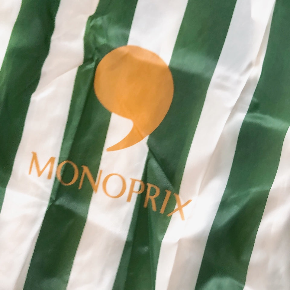 フランス モノプリ(MONOPRIX)エコバック エッフェル塔 フランス土産 フランスエコバック エッフェル塔柄エコバック