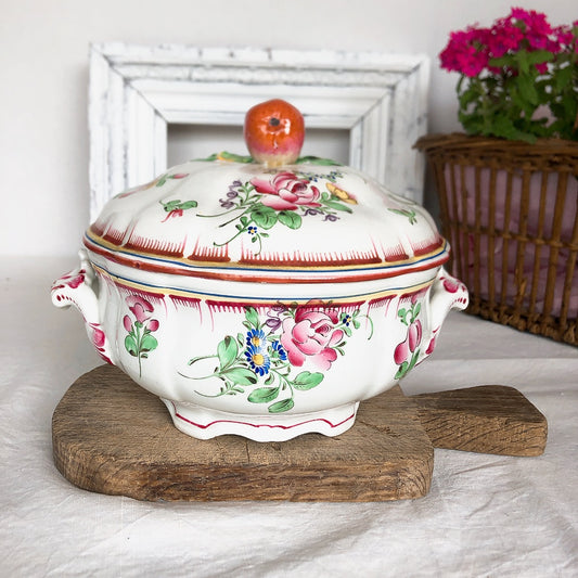 リュネヴィル " Réverbère"シリーズ レギュミエール/スーピエール フランスアンティーク食器 蚤の市 ブロカント