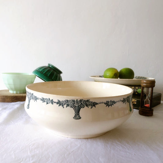 フランスアンティーク ロンシャン LONGCHAMP "Versailles Ennege"ヴェルサイユ エネジェ サラディエ フランスアンティーク食器 ブロカントアンティーク