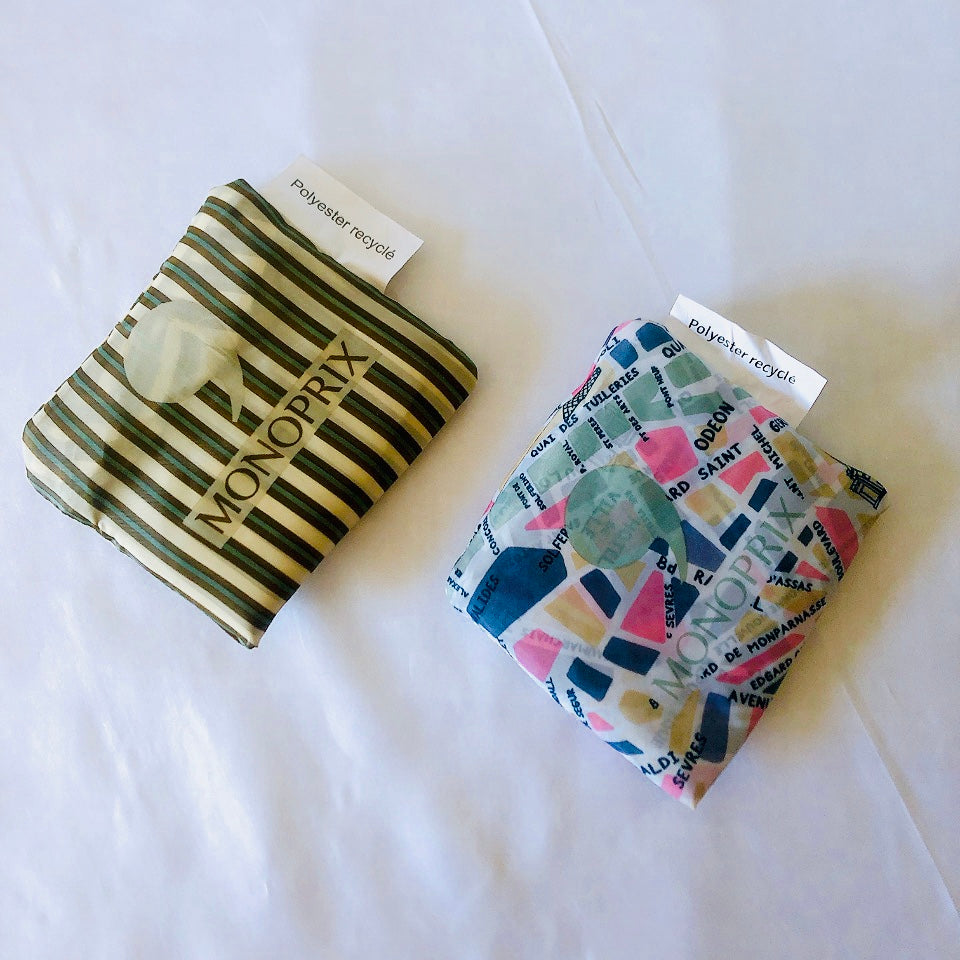 フランス モノプリ(MONOPRIX)エコバック エッフェル塔 フランス土産 フランスエコバック エッフェル塔柄エコバック