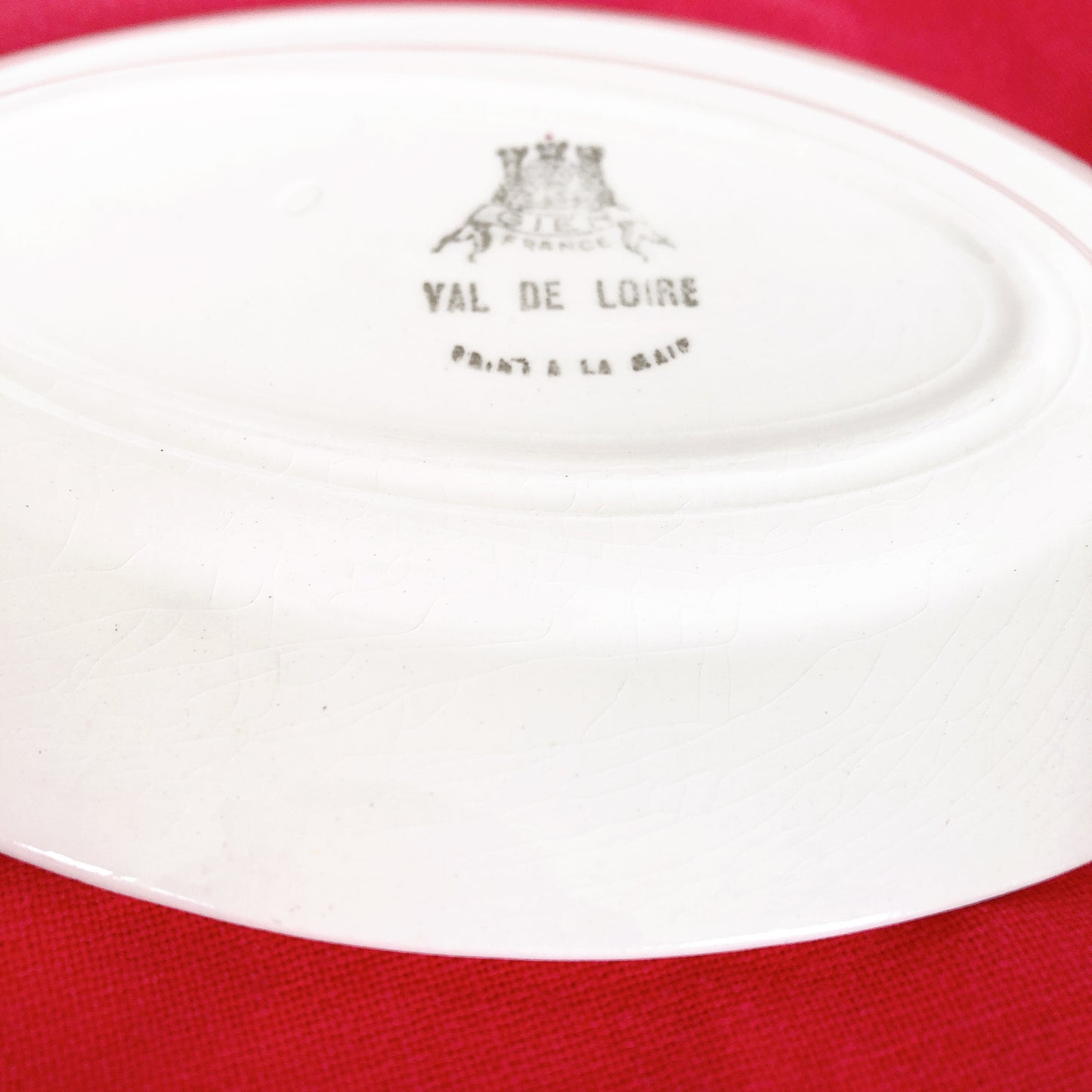 ジアン GIEN ラヴィエ 『VAL DE LOIRE』 フランスアンティーク食器 ビンテージ食器 ブロカント 蚤の市