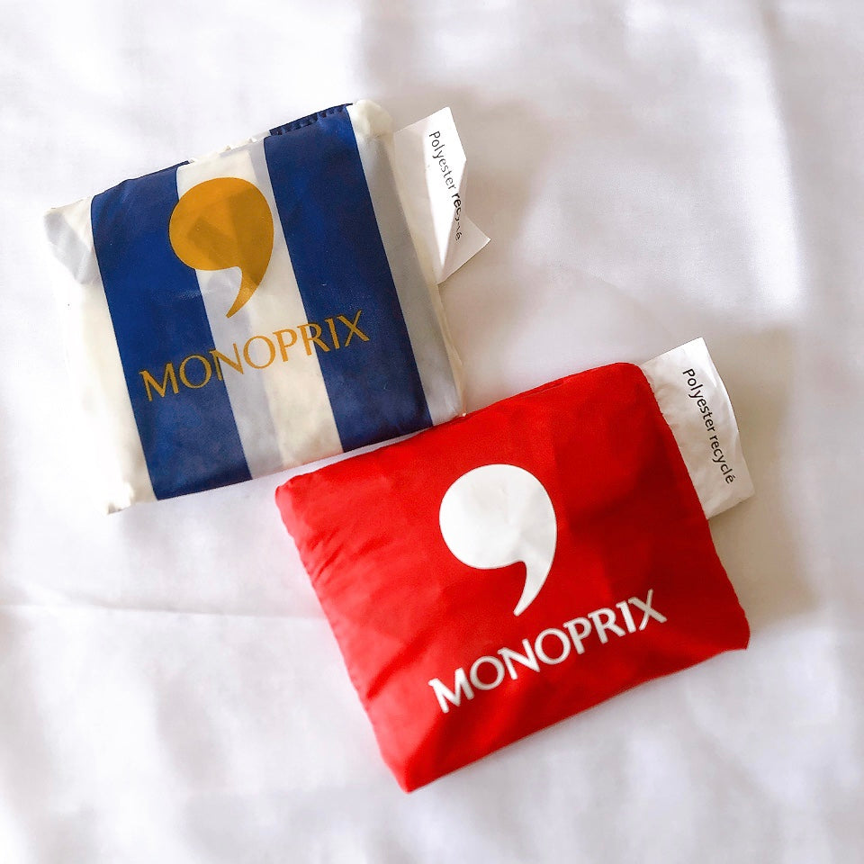 フランス モノプリ(MONOPRIX)エコバック エッフェル塔 フランス土産 フランスエコバック エッフェル塔柄エコバック